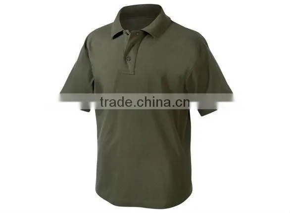 Green Color Men Polo Shirts