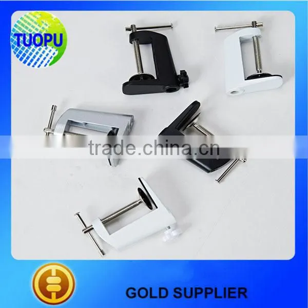 Tuopu Aluminum Desk Table Lighting Clamp G Metal Clamp Led Light Clamp