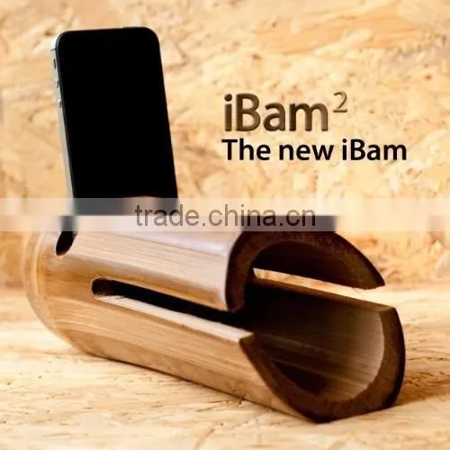 WY-204 Wholesale Bamboo Amplifier for Cell Phone and Mobile Bamboo Loudspeaker photo-2