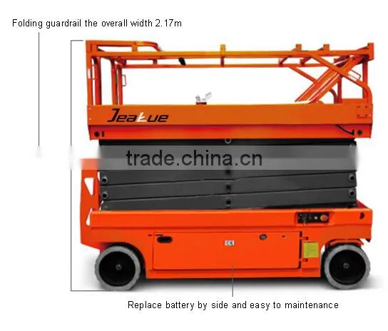 11m 12m Full Electric Sicssor Elevated Work Platform photo-4