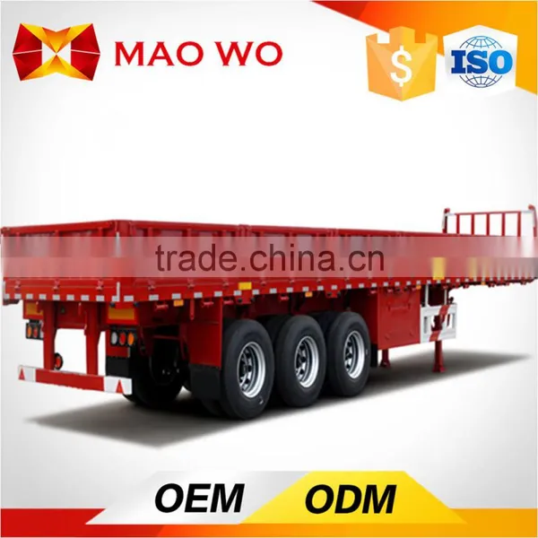 Hot Sale OEM Service Commercial Vehicle 3 Axle Cargo Semi Trailer photo-2