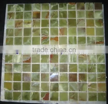 EXPORT QUALITY HOT SALE CHEAP PRICE DARK GREEN ONYX MOSAIC TILES COLLECTION photo-6