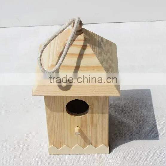 China Supplier for Unfinished Cheap FSC Wooden Bird House photo-2