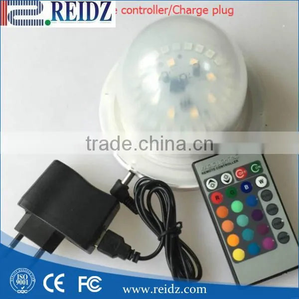 Powerful Rechargeable Battery Powered RGBW Wireless Remote Control Led Base Light photo-5
