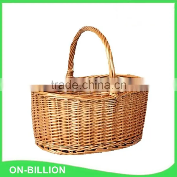 Wicker Material Gourmet Gift Baskets photo-2