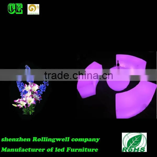 Modern Outdoor LED Lit Furniture Made of Plastic Material photo-2