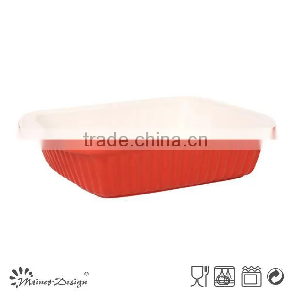 High Quality Square Stoneware Cheap Ceramic Professional Bakeware,round&square Bakeware photo-2
