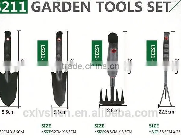 China Manufacturer Powder Coating Nylon Garden Tool Kit for uk