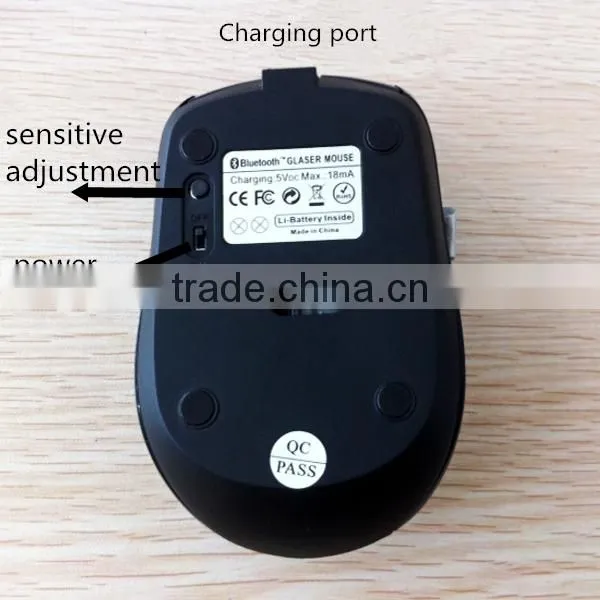 Universal Easy Design Sensitive BT 3.0 Rechargeable Bluetooth Wireless Mouse for Xmas Gift photo-3