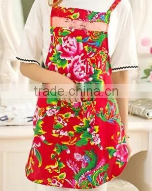 100% Cotton Digital Printing Design Kitchen Cooking Bib Apron photo-5