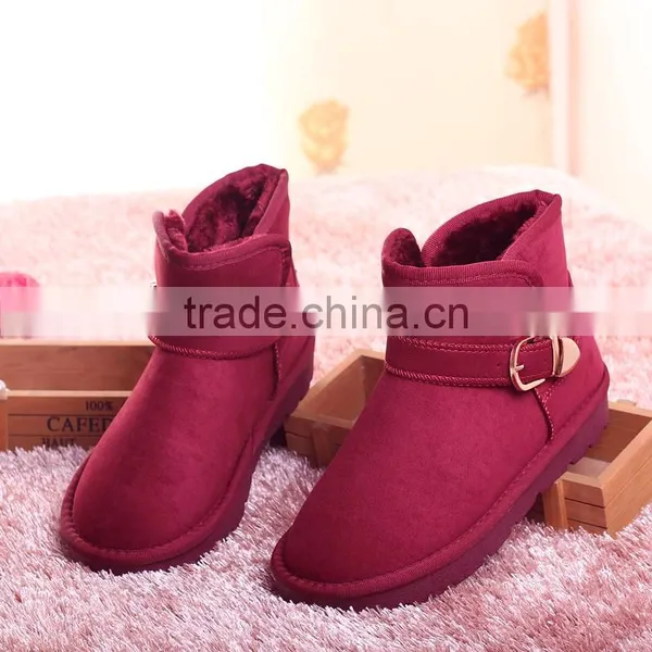 GZY Best Quality Boots Shoes Female Causal Boots Warm Europe-American Style Guangzhou Factory Direct Sell Stock 2017 photo-3
