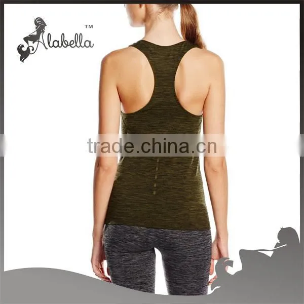 Sexy Yoga Wear for Women's Run Seam Front Sleeveless Sports Top photo-2