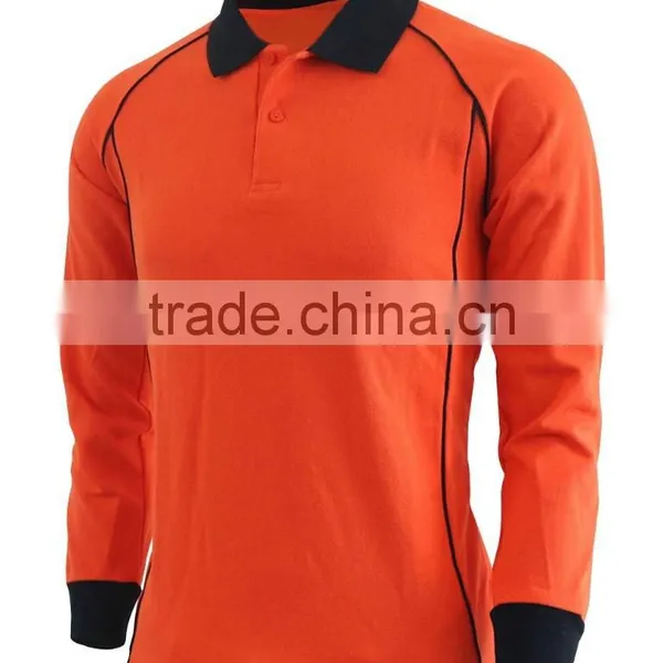 New Trends Fashion Long Sleeve Polo T-shirt