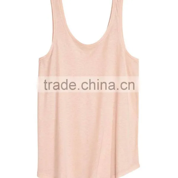 Cotton Curve Hem Ladies Stringer Vest photo-4