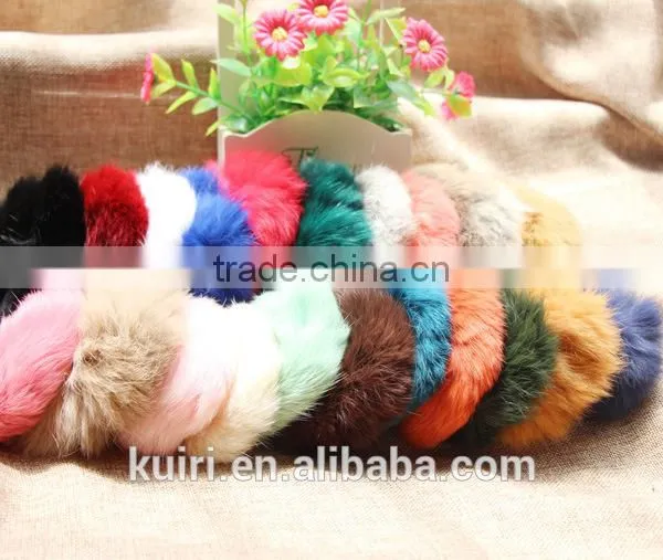 Plastic Lady Hair Accessories Rex Rabbit Fur Hair Band Made in China photo-5