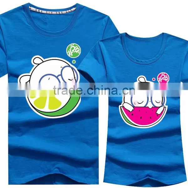 Wholesale Cute Design Printing Couple T-Shirt photo-5