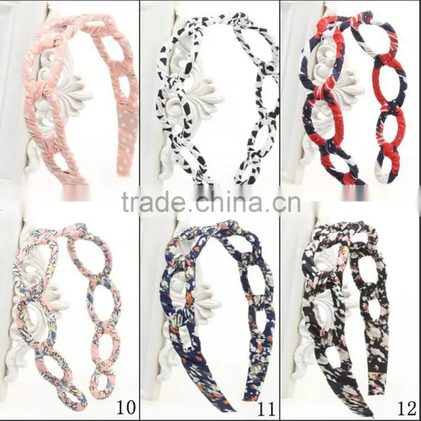 Ladies Hair Accessory Fashion Hollow Fabric Headband photo-4