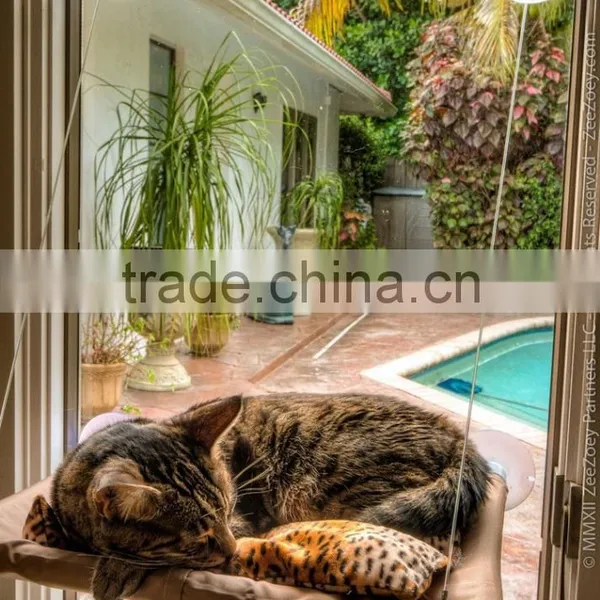 Pvc Frame Durable Sucion Cup Cat Window Bed With Color Box photo-4