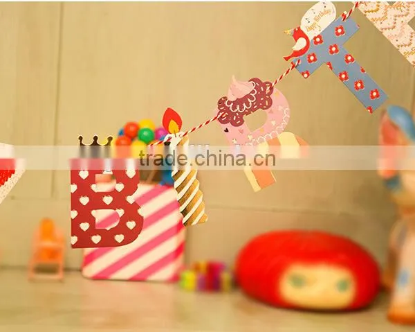 Hot Selling Party Decoration Bunting Flag/ Birthday Pennant photo-3