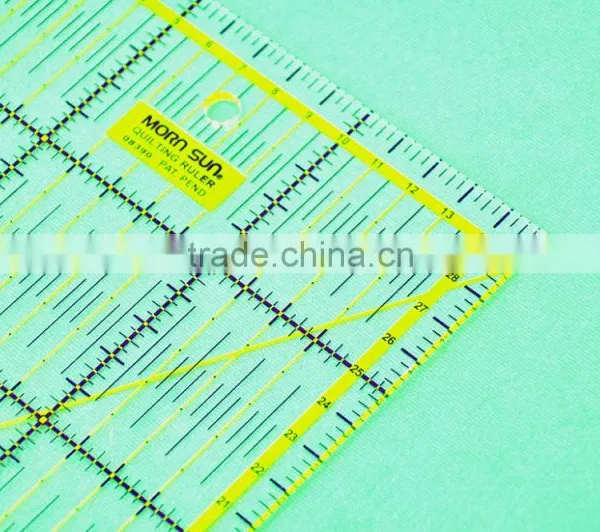 15cmx15cm Plastic Scale Professional Quilting Ruler photo-3