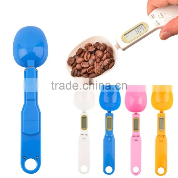 2017 Low power consumption 500/0.1g Digital LCD Measuring Food Kitchen Lab Electronic Spoon Weight Scale