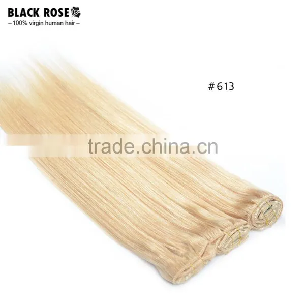 8A Wet and Wavy Virign Brazilian Hair African American Clip in Human Hair Extension photo-3