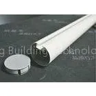 High Grade Aluminum Tubular Linear Metal Ceiling / Museum White False Ceiling 50mm Dia