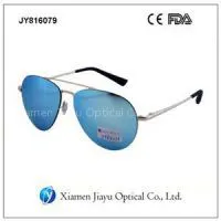 Mirrored Lens Metal Sunglasses