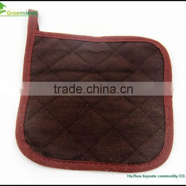 Promotional Canvas Oven Mitt Kitchen Cooking Potholder Cheap Pot Holder photo-2