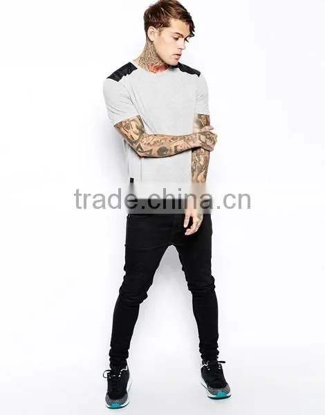 Wholesale Side Zipper Soft Fabric T-Shirt photo-5