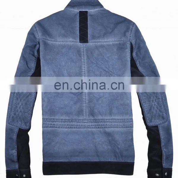 2017 Latest Design Mens Handsome pu Leather Gueqi Motrocycle Jacket photo-3