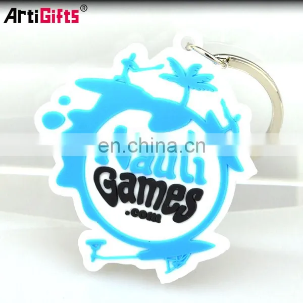 Key Chian OEM Custom Made Wholesale Promotion Cheap Pvc Rubber Plastic Keychain photo-2