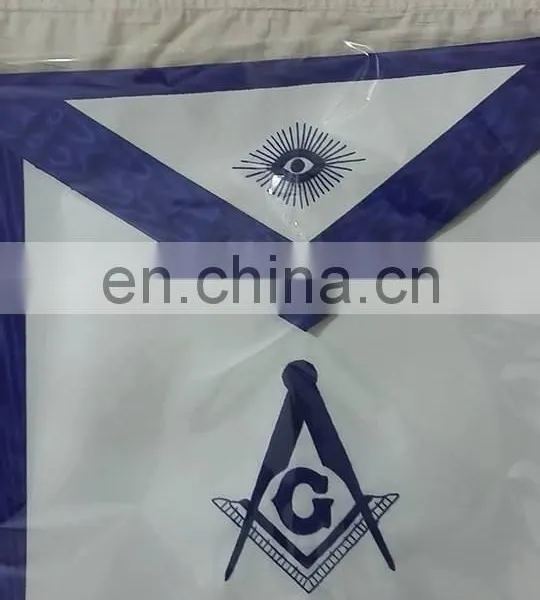 MASONIC REGALIA MASTER MASON APRON BLUE HOUSE OFFICER'S photo-2