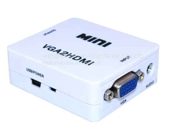 Cheap VGA 2 HDMI Converter Switch VGA to HDMI High Clear 1080P