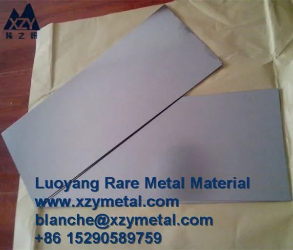 Pure Polished Tungsten Plate Tungsten Sheet for Sapphire Crystal Growth photo-5