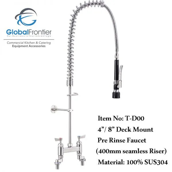 Restaurant Faucet Stainless Steel Pre Rinse Unit Cafe Tapware photo-2