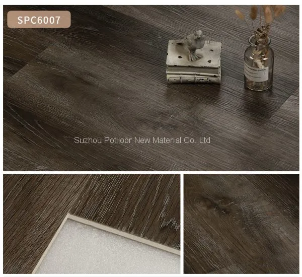 SPC Floor Vinyl Flooring Sheet Tiles Slotted Click Lock 6″*36″size