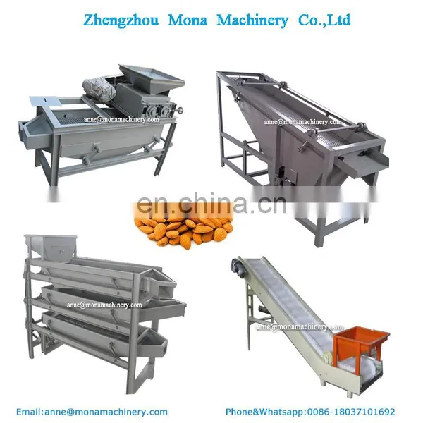 Almond Shelling Apricot Cracker Hazelnut Cracking Machine Almond Sheller Processing Line photo-2