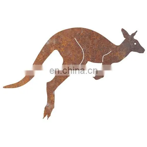 Realistic Corten Steel Animal Sculpture Craft photo-2