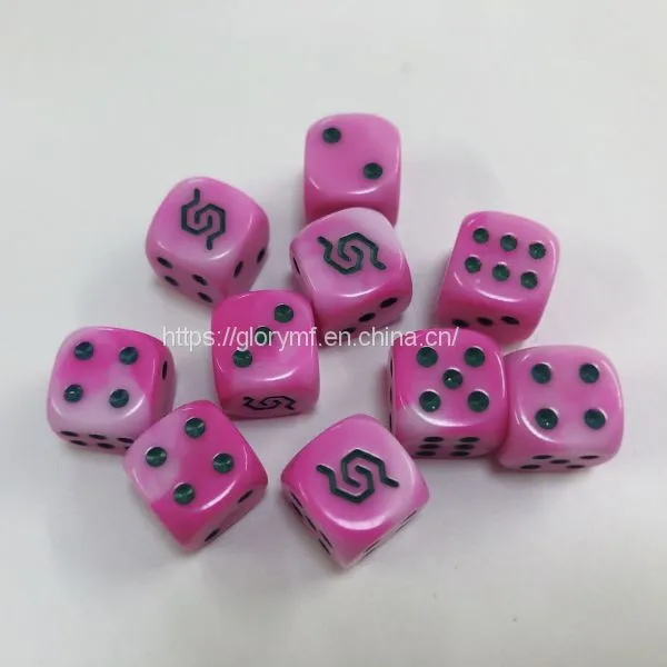 Custom D4,D6,D8,D10 Kinds of Plastic Acrylic Dice/game Dice photo-5