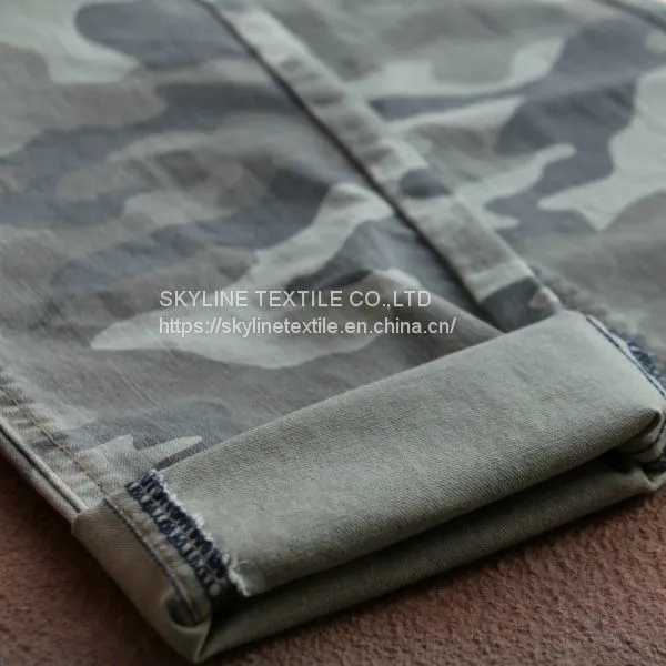 Camo Print Denim Twill Fabric Camo Print Denim Twill Camo Print Denim Twill Fabric Distributor