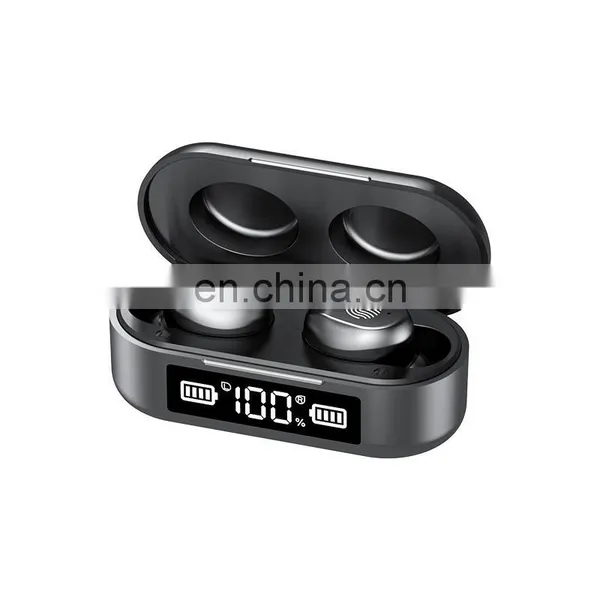 Hot Style F9-6 Bluetooth Headset 5.0 Mini Touch Digital Display Battery Display Sport Headset TWS Headset photo-2