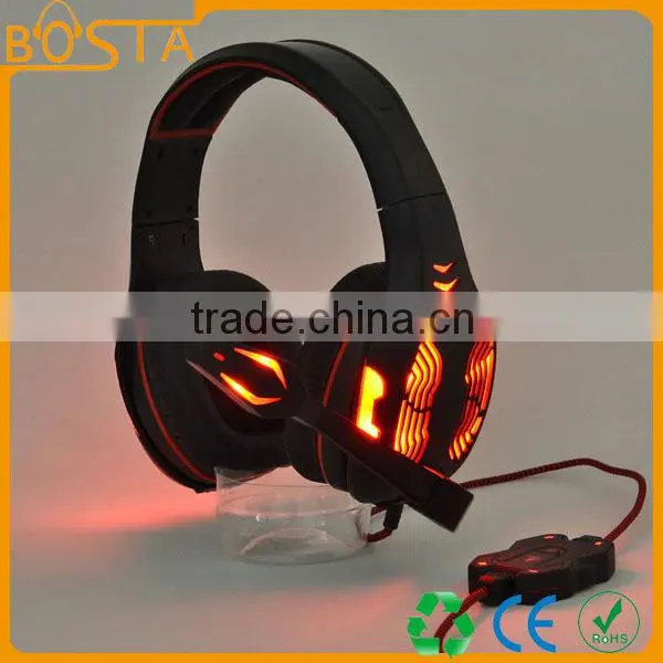 Huge Size Earmuff 2016 Hifi Bass Driver Gaming Headset Like Ture War photo-5