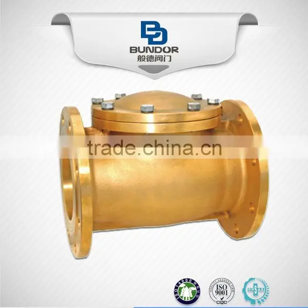 Brass ANSI 1/4" Double Flange Swing Check Valve Price photo-6