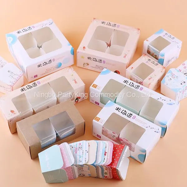 Food Safe Colour Printed Cake Box Baking Package Food Gift Package