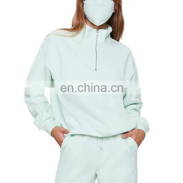 New Design Blank Half Cut Full Zipper Mans Zip up Hoodies Wholesale Street Style Hoodie