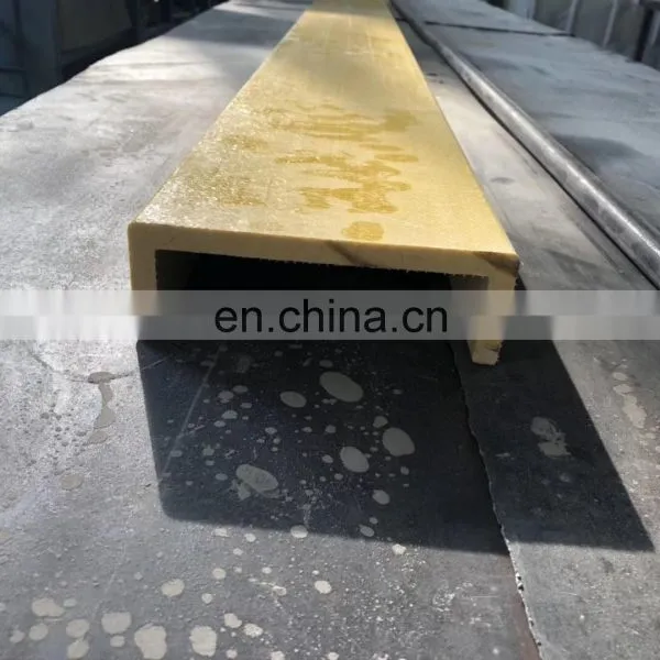 Customized Pultruded Frp Pultrusion Profile Manufacturers Fiberglass Pultrusion Square Tube photo-4