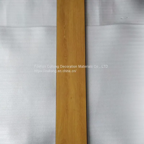 Office 12mm Composite Wood Flooring Black Walnut Wood Color Laminate Flooring Manufacturers Direct Sales Wear-resistant Engineering Wood Flooring photo-3