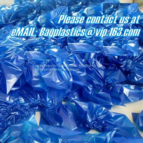 PE Material Blue Shoe Cover Cheaper Disposable Plastic Shoe Cover,Low Price Plastic Shoe Cover Medical,bagease Bagplasti photo-5
