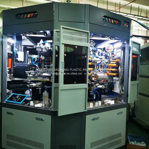 Automatic 3 Color Cylindrical Plastic PP PET HDPE Glass Round Oval Square Bottle Silk Screen Printing Printer Equipment
